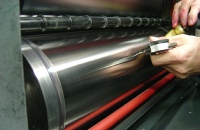 controlar el cilindro de una máquina de impresión utilizado
