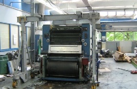CLR International dismantling  a used KBA printing press in Germany